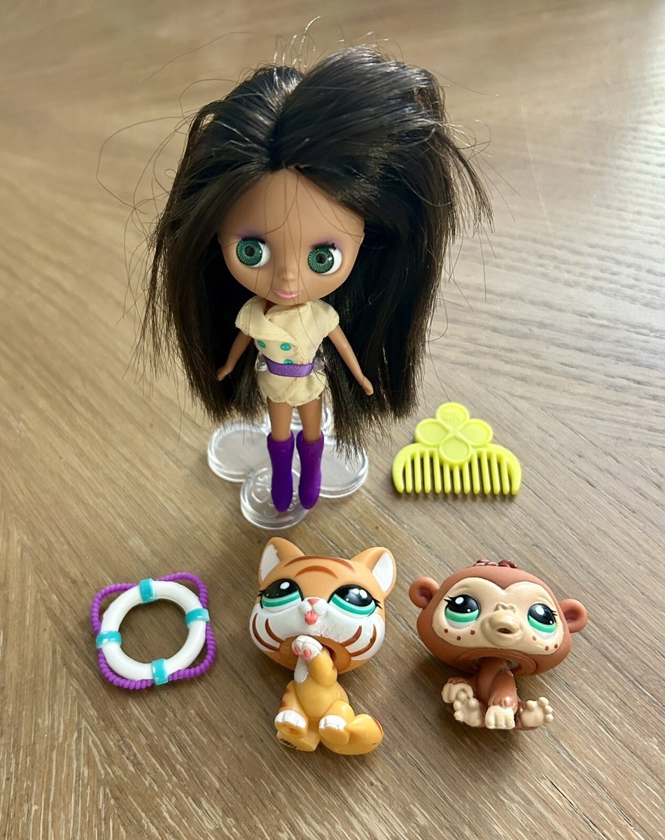Littlest Pet Shop Blythe Stylin' Safari Doll B35 #2331 Chimpanzee