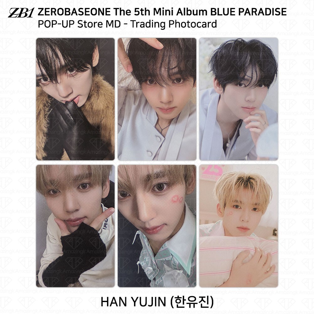 ZEROBASEONE ZB1 5th Mini Album Blue Paradise POP-UP Store Trading