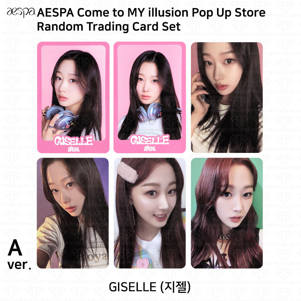 Aespa Come To My illusion Pop Up Store Random Trading Card A B C