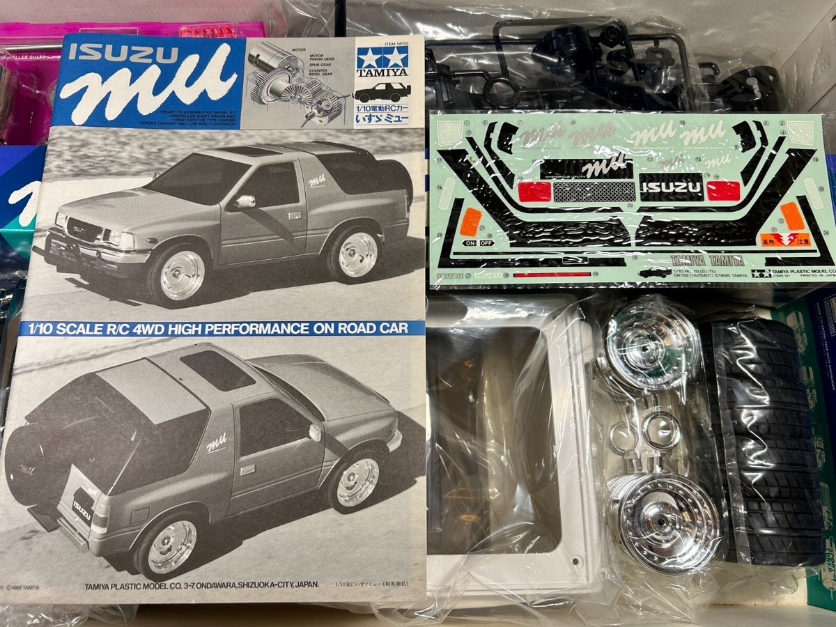 Vintage Tamiya ISUZU MU 1/10 High-Performance R/C 4WD On-road