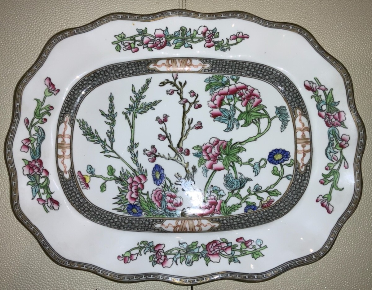 Antique Coalport Indian Tree China Made in England in 1801 Floral
