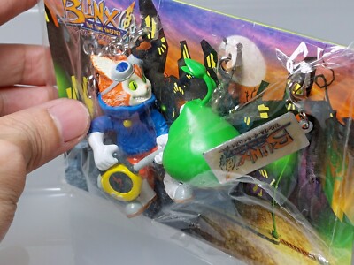 Blinx The Time Sweeper Keychain Figure Microsoft 2002 ‎Xbox Toy
