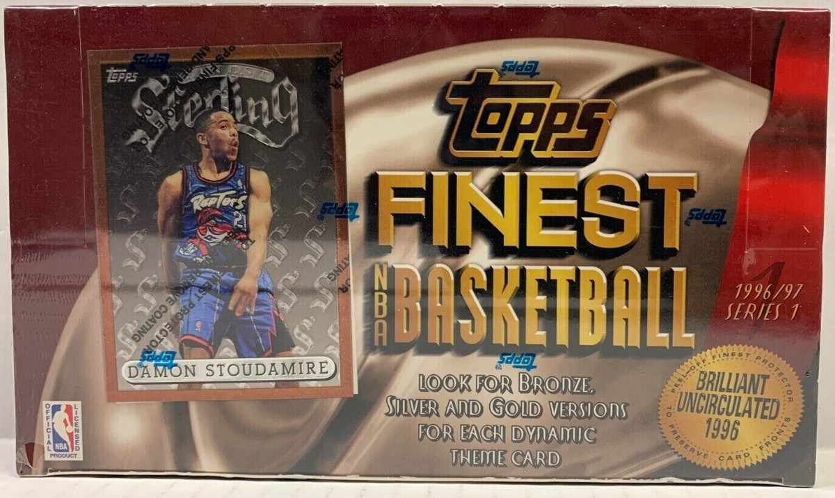 1996/97 TOPPS FINEST NBA BASKETBALL SERIES 1 HOBBY BOX KOBE BRYANT