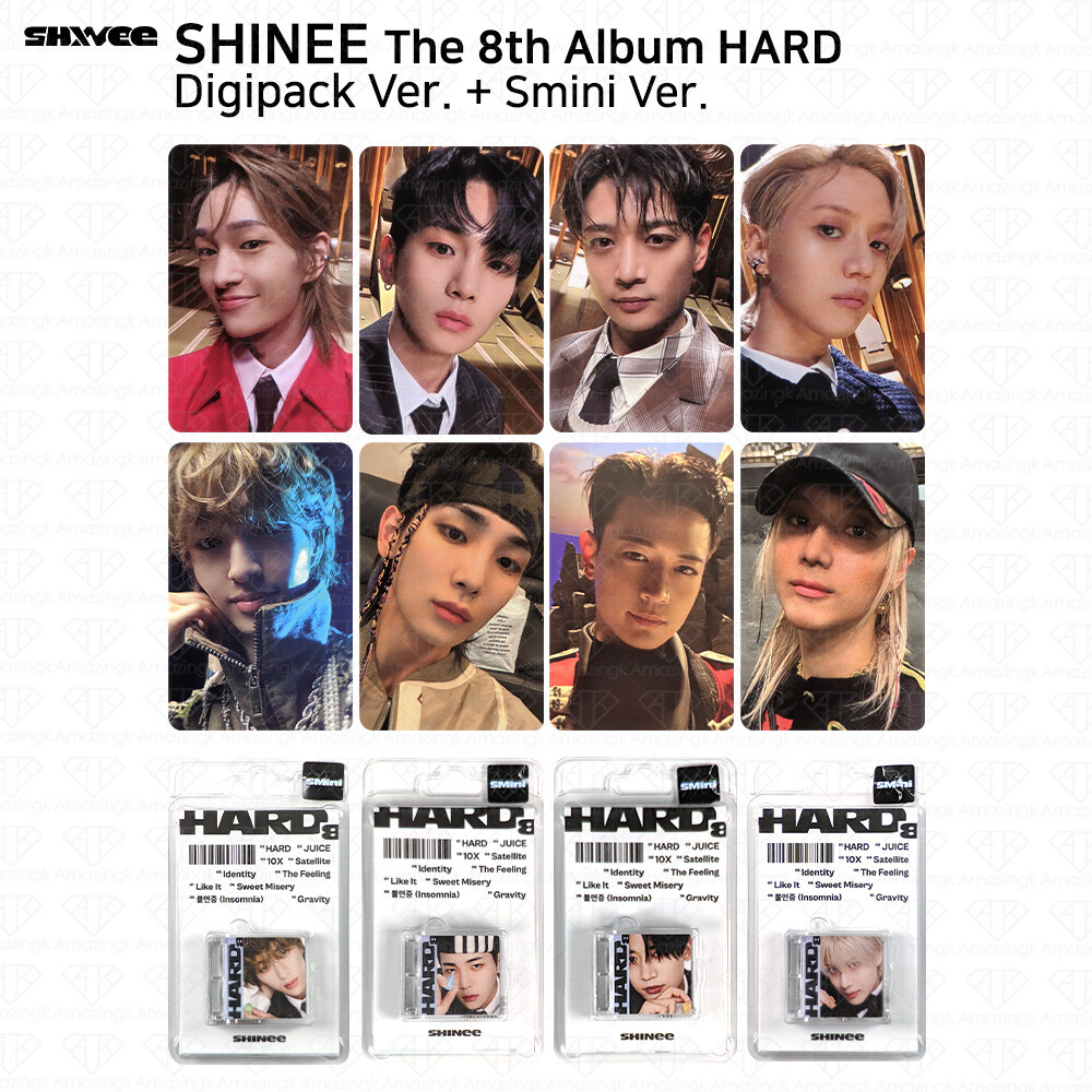 SHINee The 8th Album HARD Smini Digipack Ver Photocard Onew Key