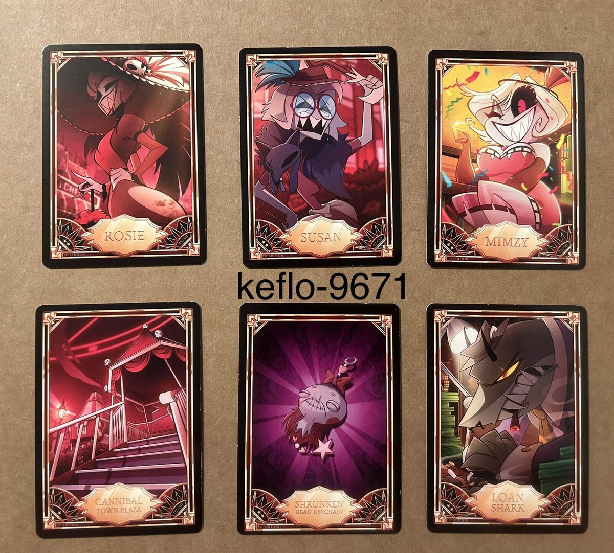 Hazbin Hotel Cannibal Collection Set: Rosie, Susan, Mimzy, READ