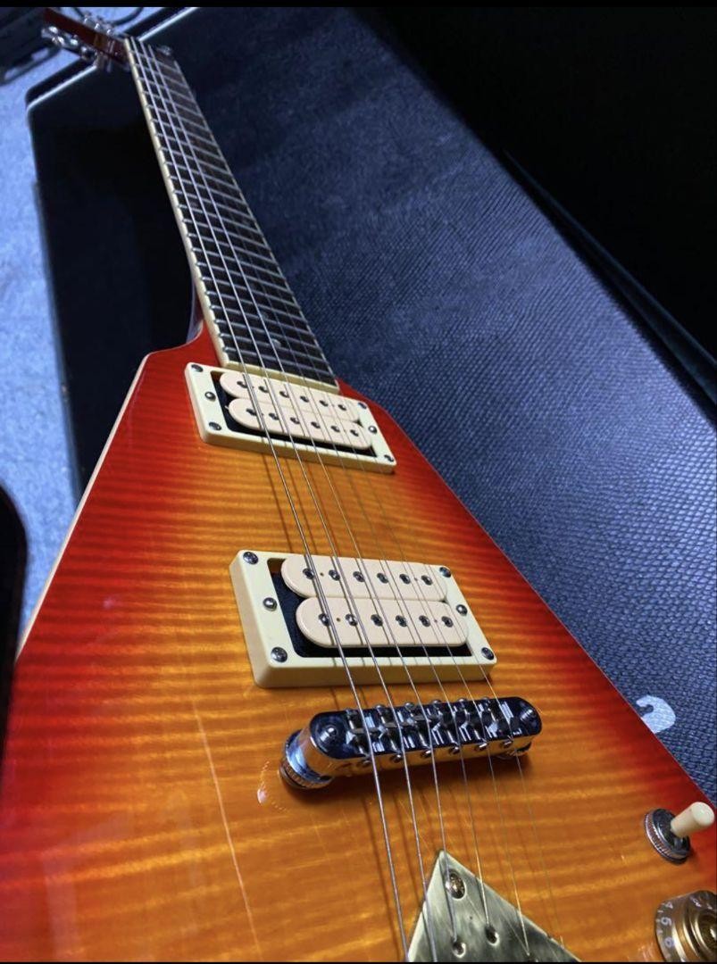 Dean V 35 35th Cherry V Shape Case Electric Guitar Safe Packing