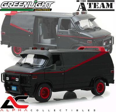GREENLIGHT 13521 1:18 1983 GMC VANDURA VAN BLACK 