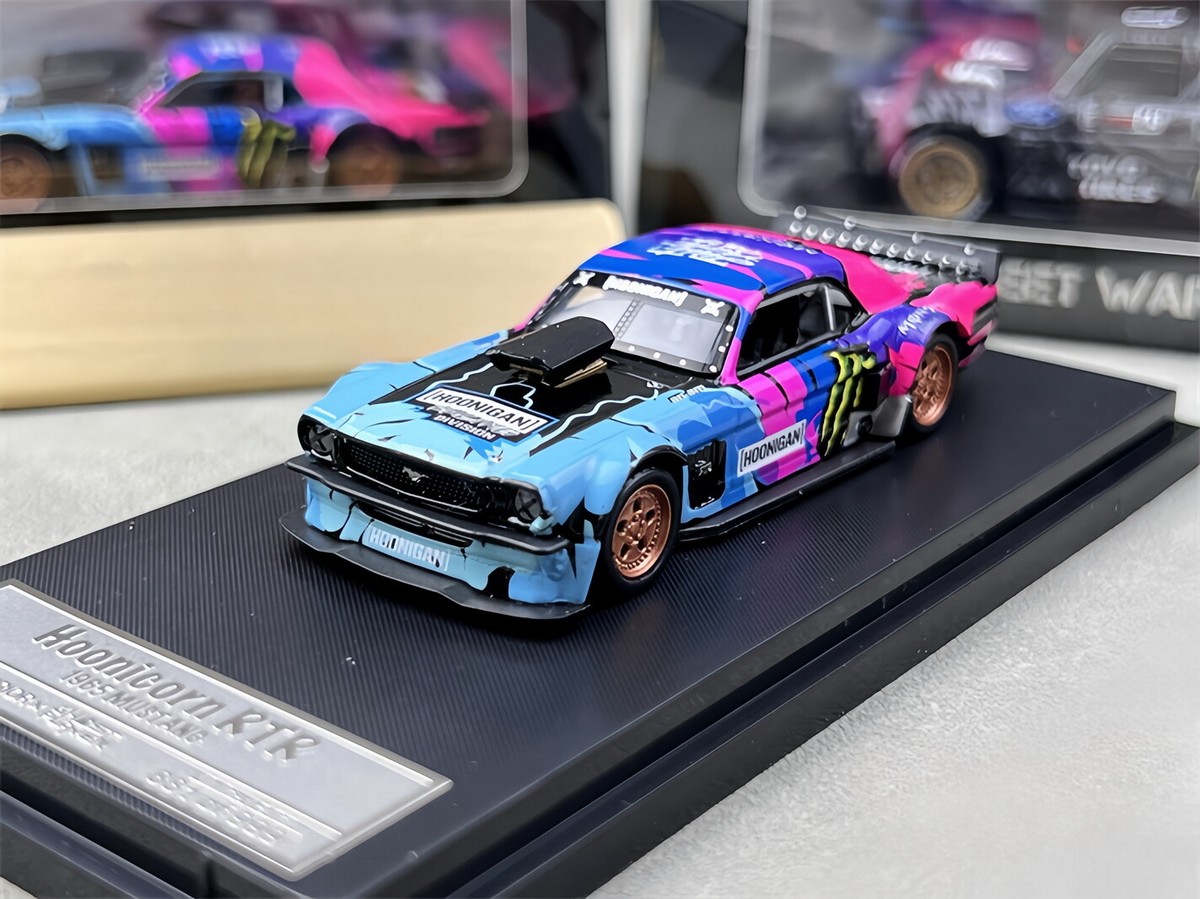 SW 1/64 Scale Ford MUSTANG 1965 Hoonicorn RTR Diecast car Model