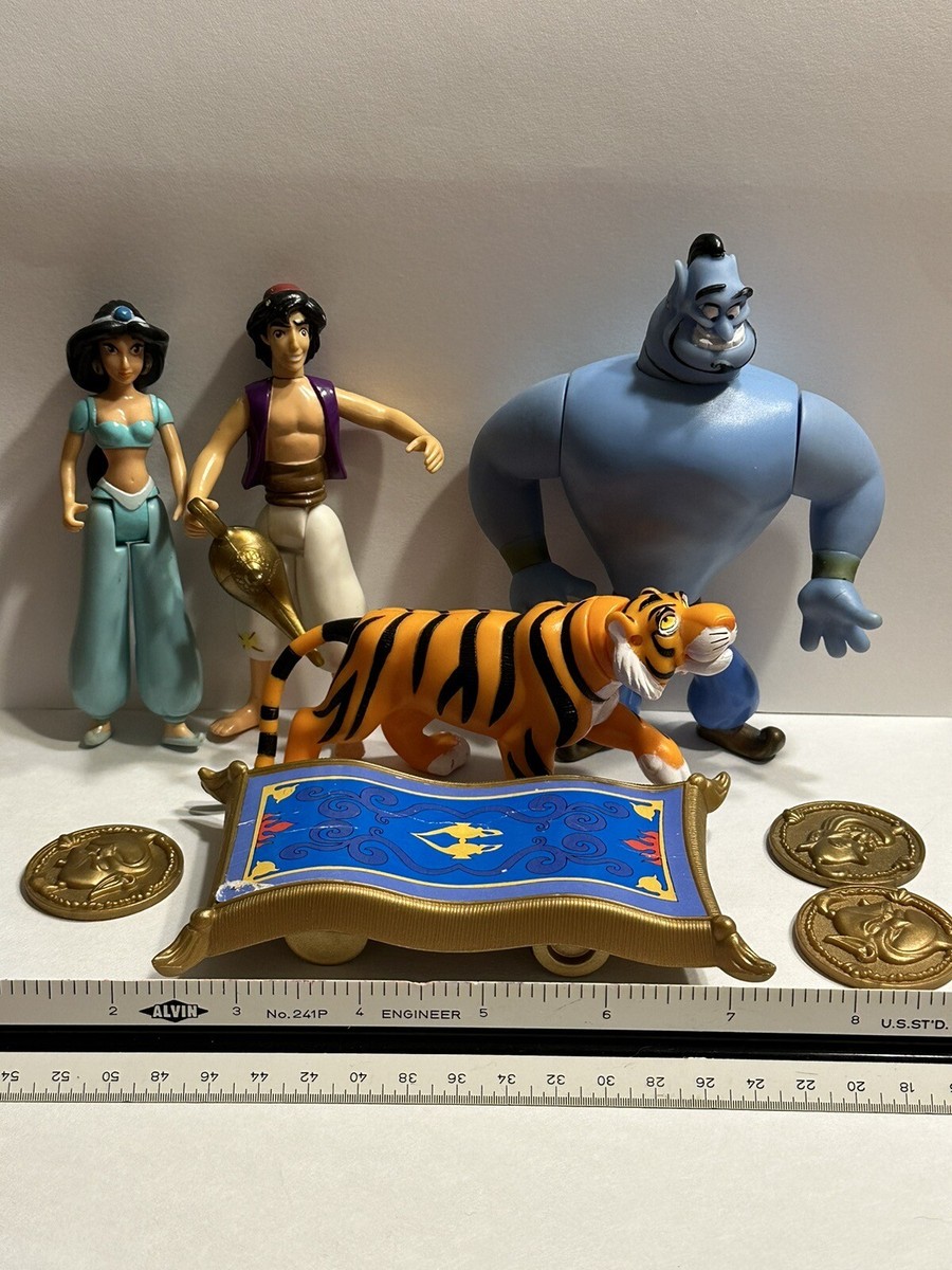Vintage Disney's ALADDIN Toy Action Figure Play Set by Mattel 1992
