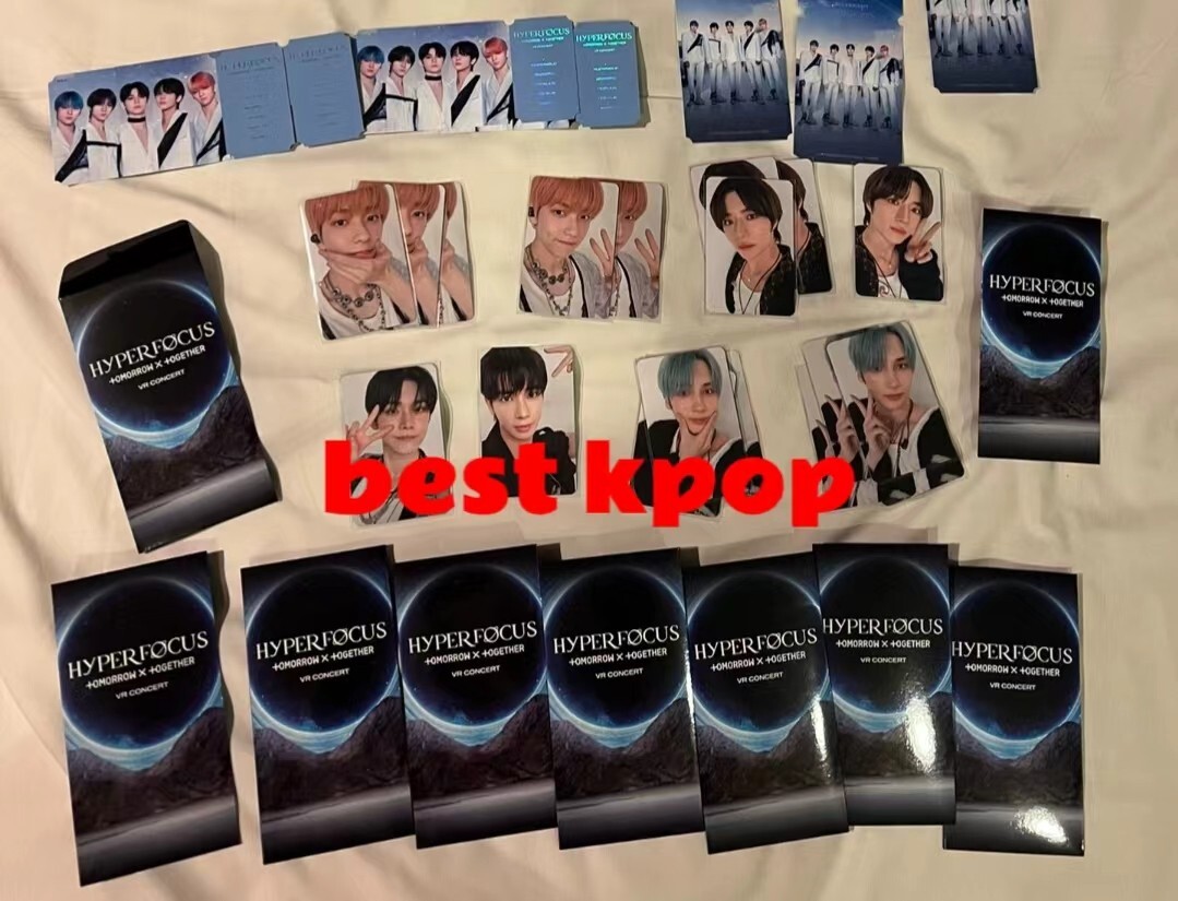 TXT HYPERFOCUS VR CONCERT OFFICIAL photocard Tomorrow x Together