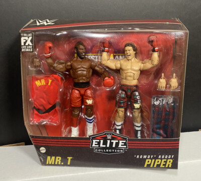 2021 WWE Elite Collection 2-Pack: MR. T & “ROWDY” RODDY PIPER
