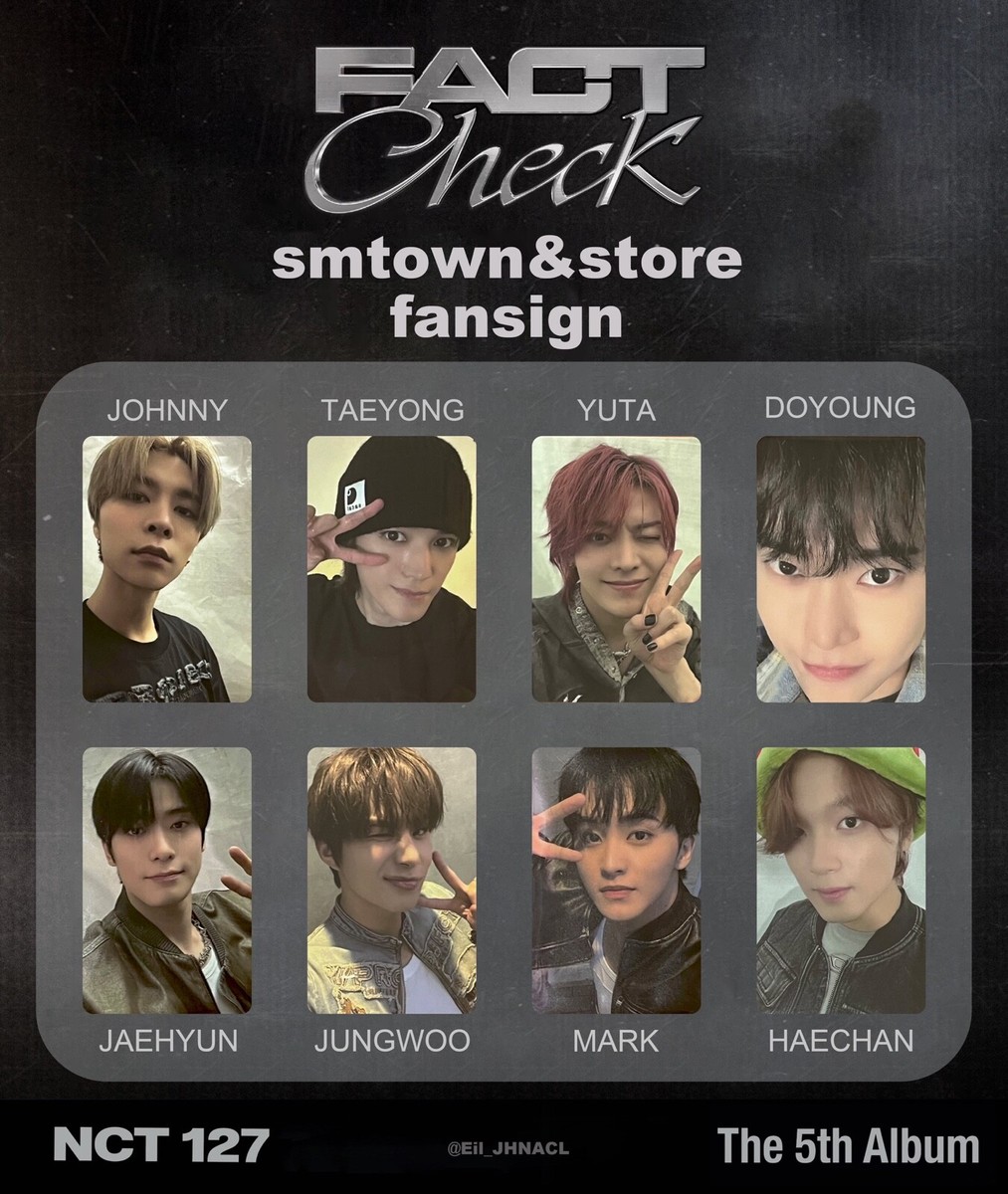 NCT 127 Album FACT CHECK SMTOWN & STORE FANSIGN EVENT OFFICIAL