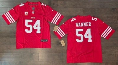 YOUTH Fred Warner #54 San Fran 49ers Stitched Red F.U.S.E. Jersey