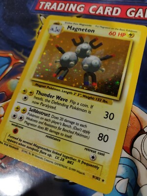 Pokemon Card Magneton 9/102 Rare Holo 60HP | eBay