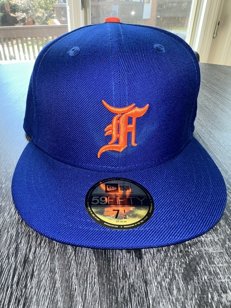🔥NEW ERA x FOG Fear of God 59FIFTY Blue Orange 7 1/2 NY Mets