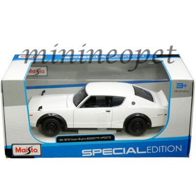 MAISTO 1973 NISSAN SKYLINE 2000 GT-R KPGC110 1/24 DIECAST MODEL