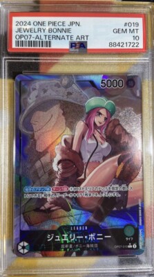 PSA 10 One Piece Jewelry Bonney Alt Art OP07-019 L 500Years in the