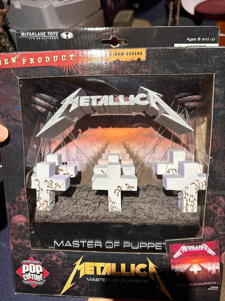 McFarlane Toys 3d Album Cover Metallica Master of Puppets for sale