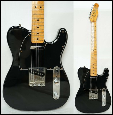 FERNANDES THE REVIVAL RTE-45 '76 MODEL TELECASTER BLACK 80s Made