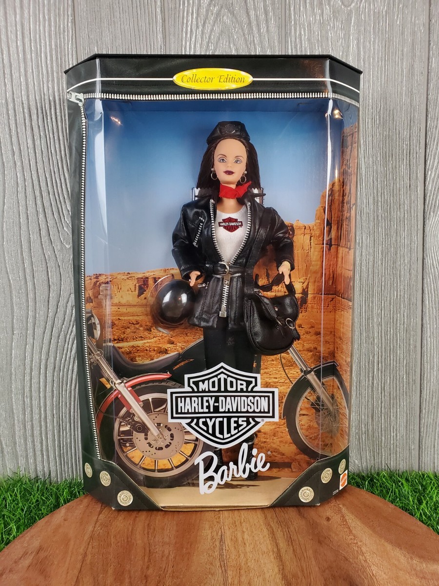 VTG Mattel Barbie Harley Davidson Doll #22256 1998 Biker Girl