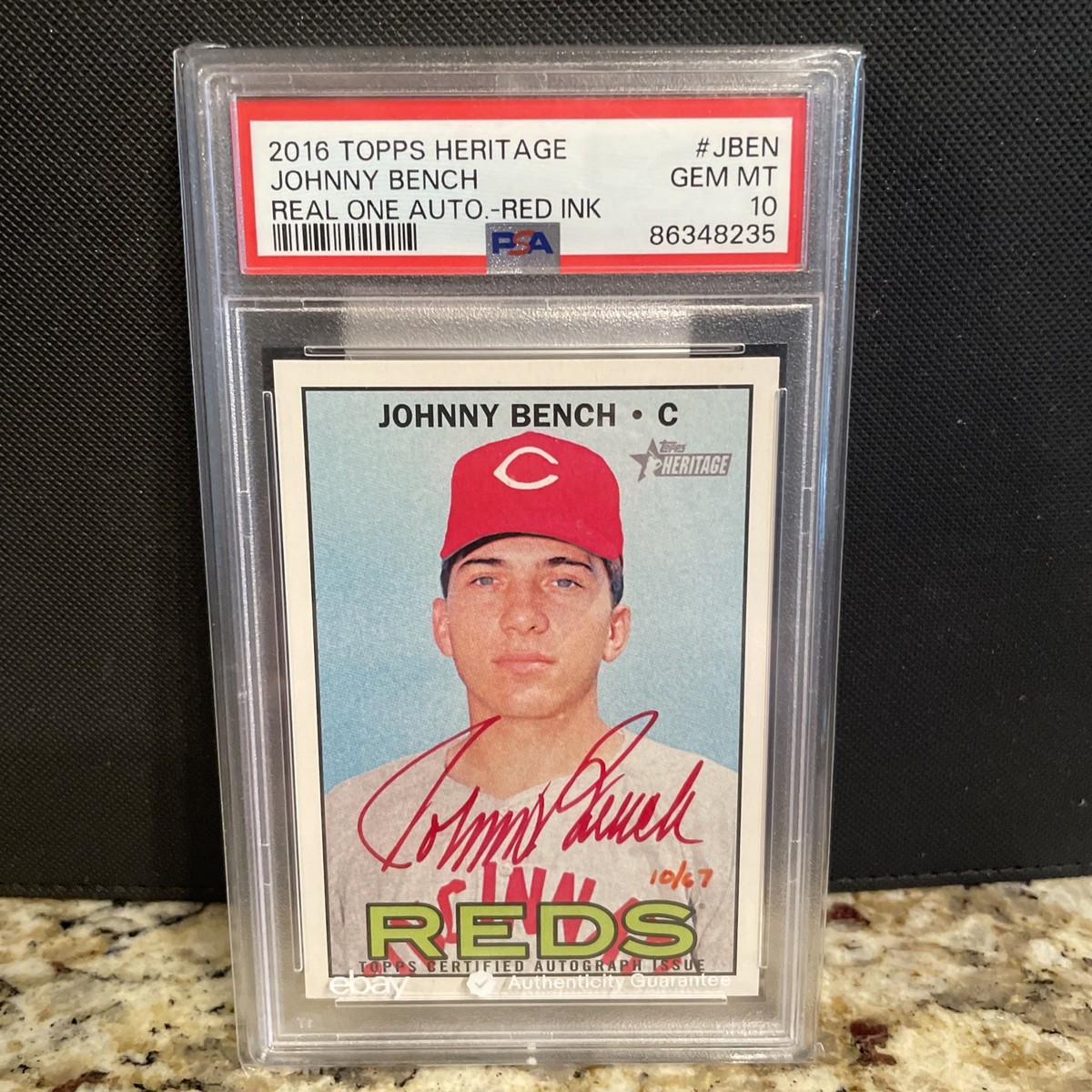 12シリ]johnny bench auto mlb 12シリ]johnny bench auto mlb Johnny