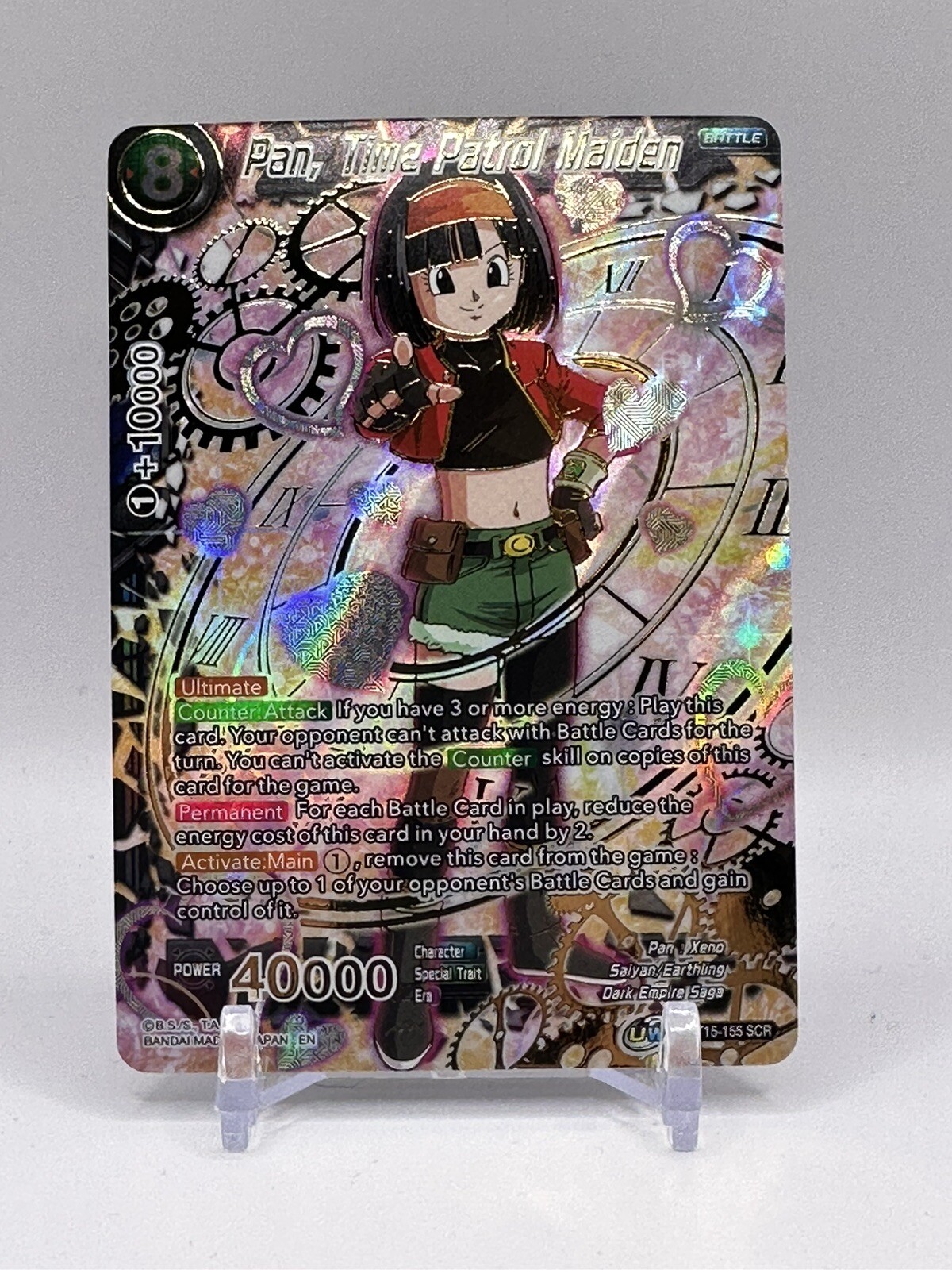 Pan, Time Patrol Maiden 2021 Saiyan Showdown #BT15-155 Secret Rare