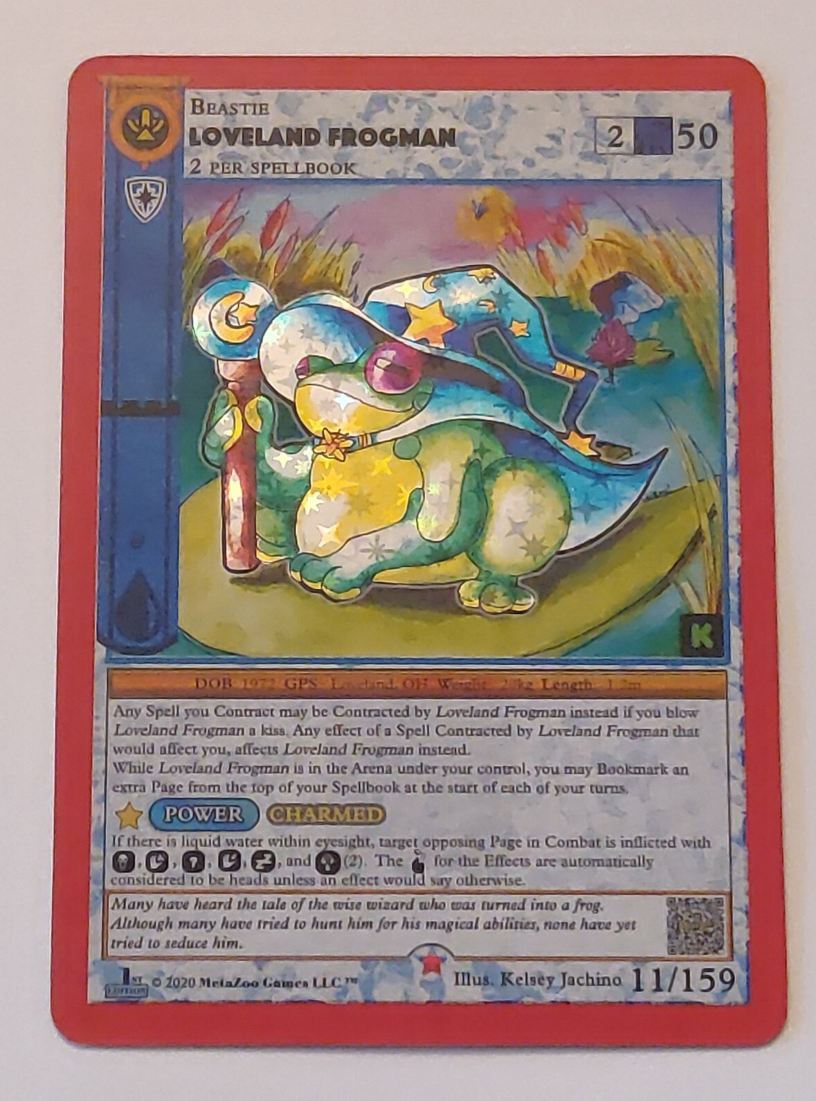 Loveland Frogman 2021 Cryptid Nation: Base Set #11 1st Edition