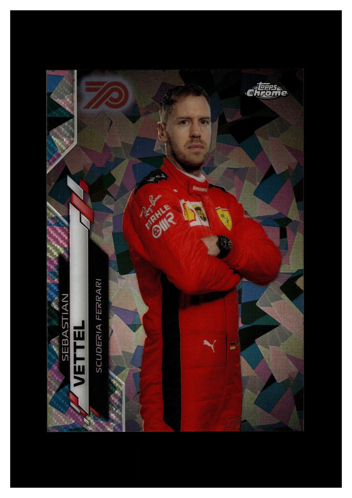 Sebastian Vettel 2020 Topps Chrome Formula 1 Sapphire Edition #3