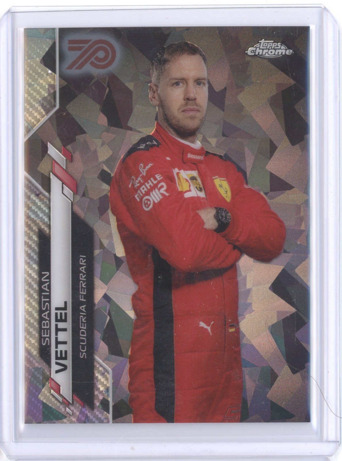 Sebastian Vettel 2020 Topps Chrome Formula 1 Sapphire Edition #3