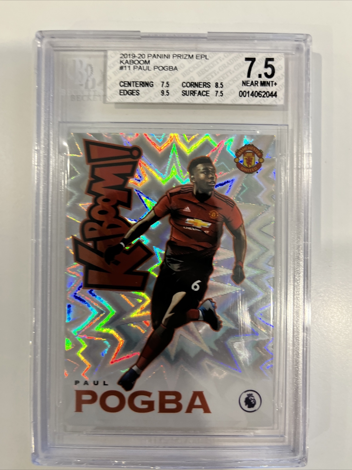 Paul Pogba 2019 Prizm Premier League #K-11 Kaboom! /(SSP) Price
