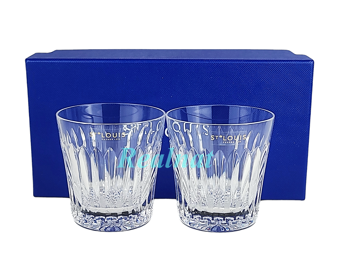 SAINT St. LOUIS Crystal Primo Crystal Tumblers, Set of 2 New Boxed