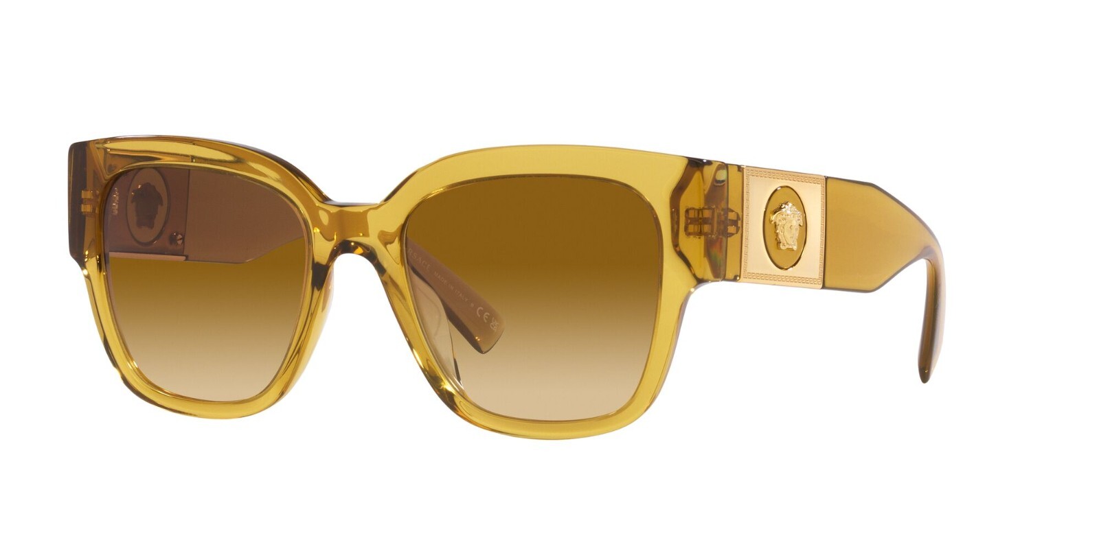 Versace VE 4437U Honey/Light Yellow Shaded (5347/2L) Sunglasses | eBay