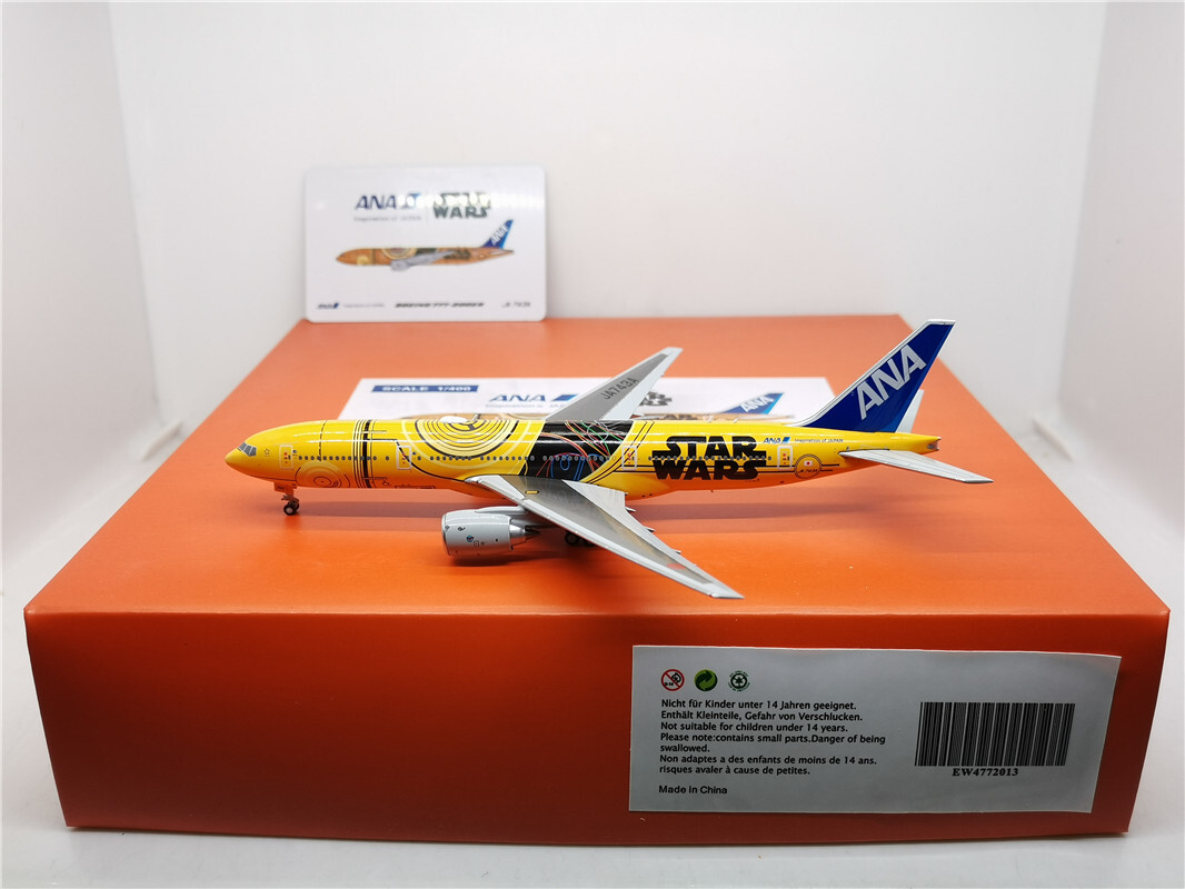 1:400 JC Wings ANA B777-200ER Passenger Airplane Diecast Aircraft