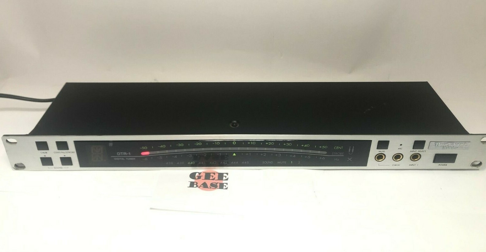 KORG DTR-1 Rack Mount Chromatic Digital Tuner Tested Free Shipping