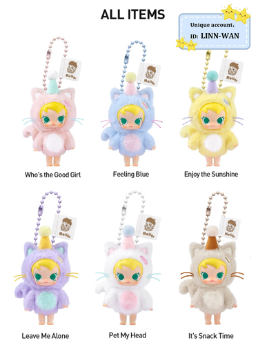 Baby Molly Pocket Friends Series Vinyl Plush Pendant Random 1