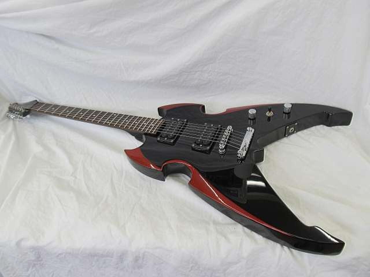 Silvertone PSAP1 Paul Stanley Signature Black & Red Solid Electric