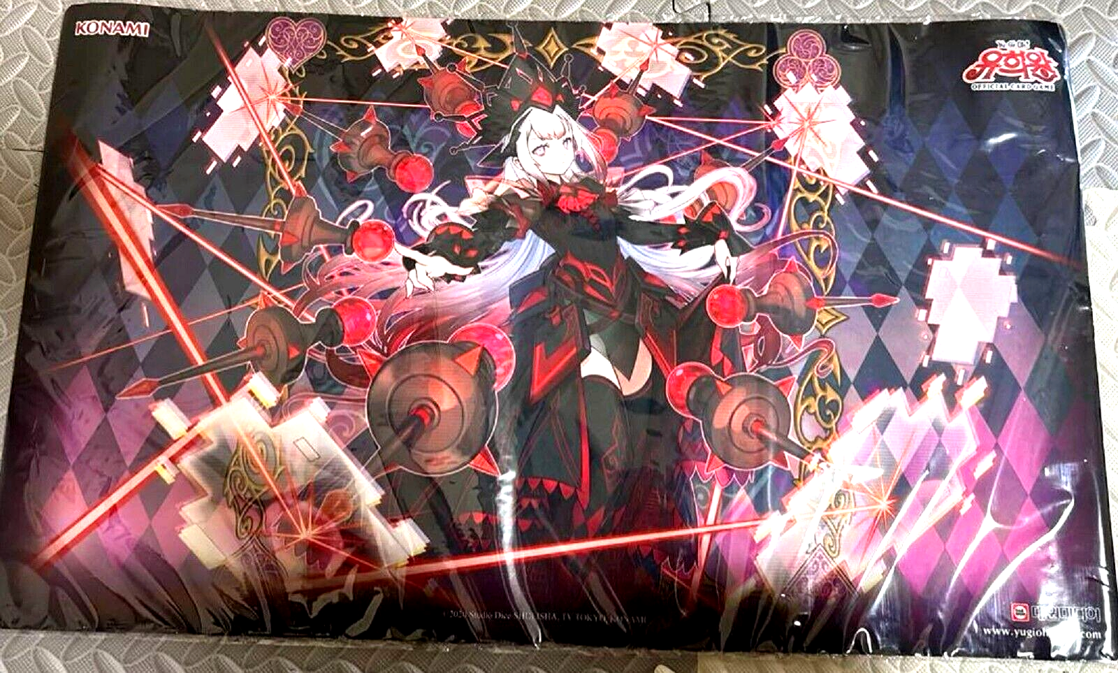 Yugioh Card Official Playmat M∀LICE Maliss Q Red Ransom Korean