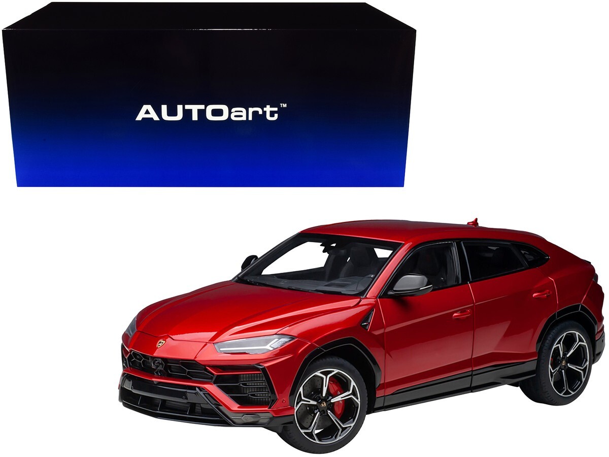 1/18 Lamborghini Urus Rosso Efesto Pearl Red Model Car By AUTOart