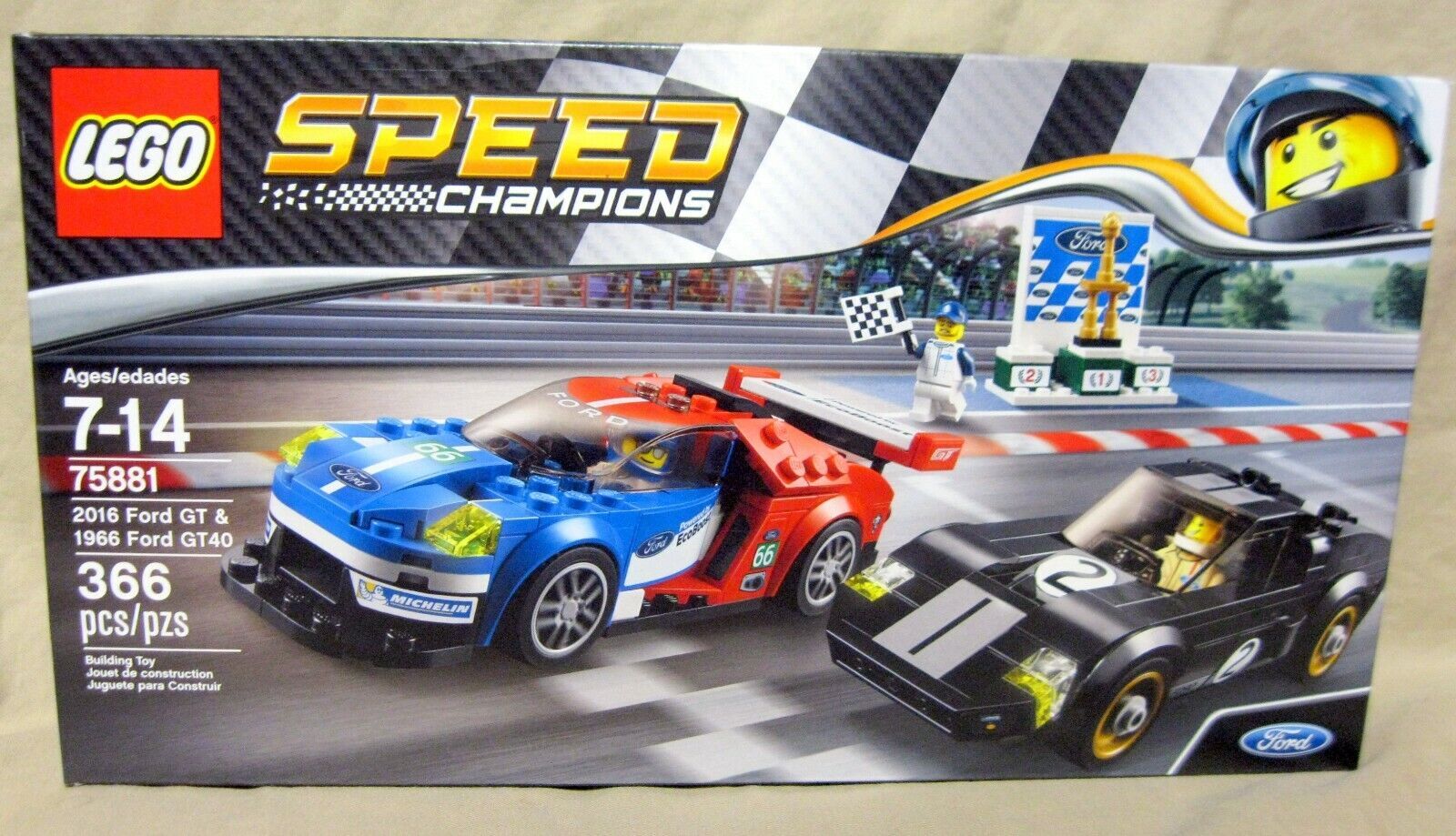 LEGO 75881 Speed Champions 2006 Ford GT & 1966 GT40 (RETIRED) | eBay