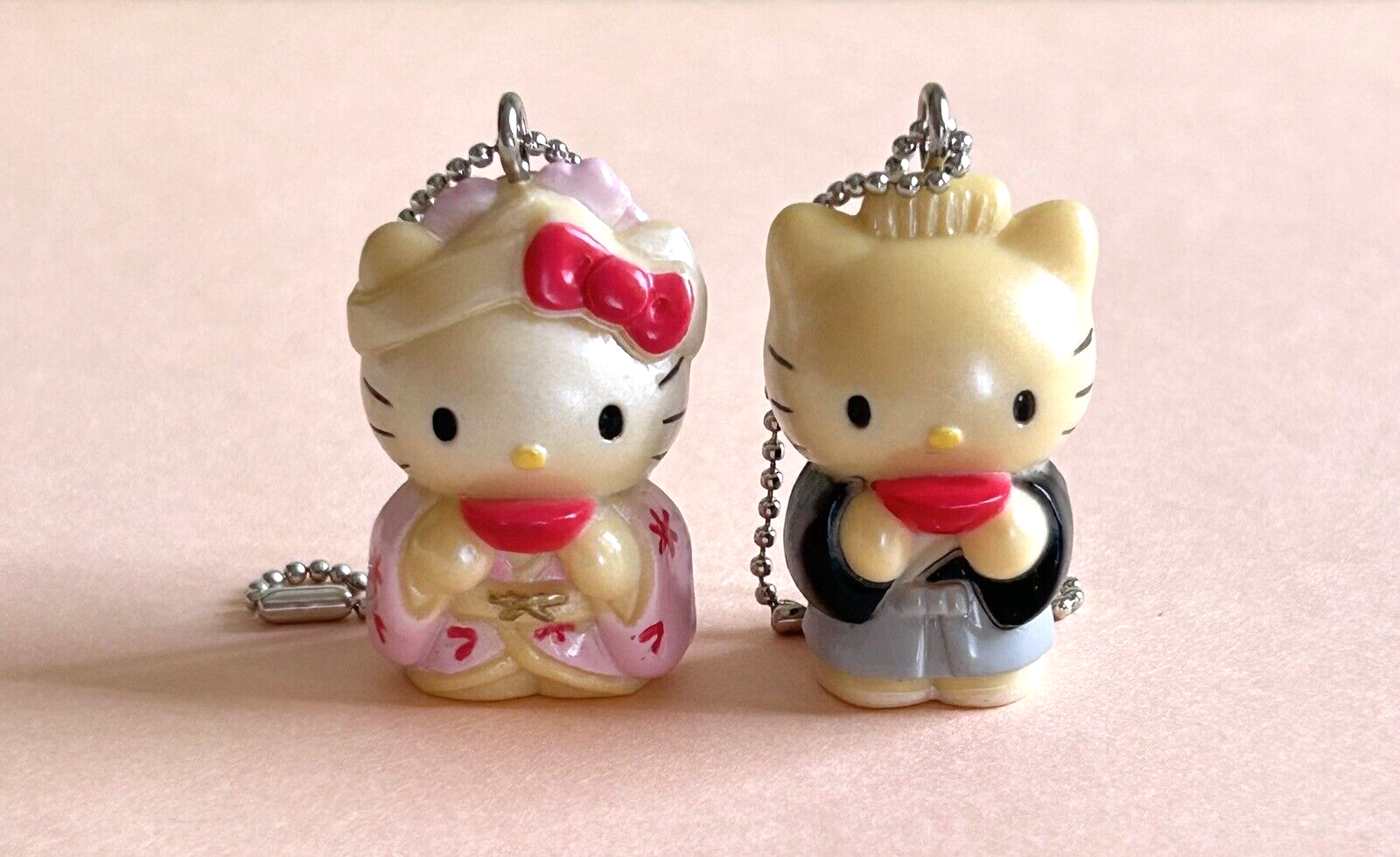 Vintage 2001 Hello Kitty & Dear Daniel Couples' charm keychain
