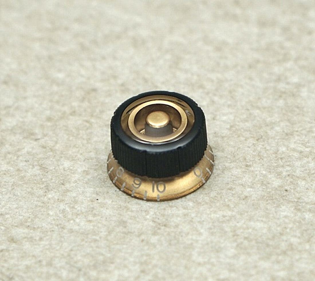 4 PCS GOLD Genuine Ibanez Artist Volume Sure Grip Tone Speed Knob