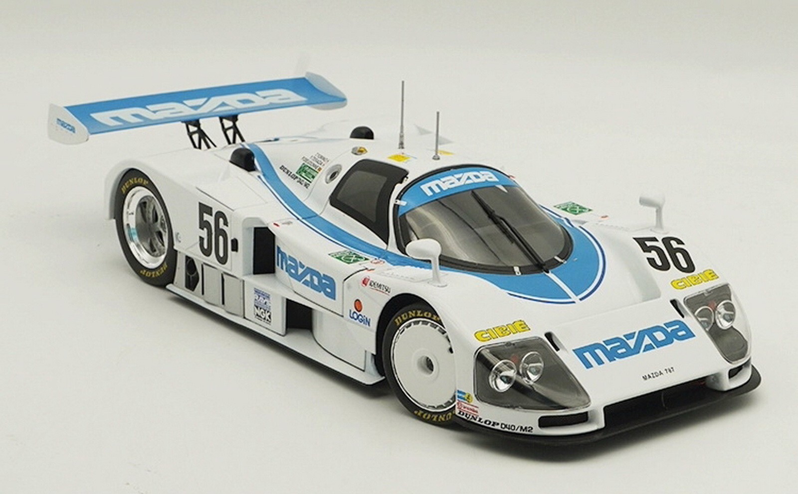 IXO 1/18 Mazda 787B #56 24H of Le Mans White Diecast Car Model Toy