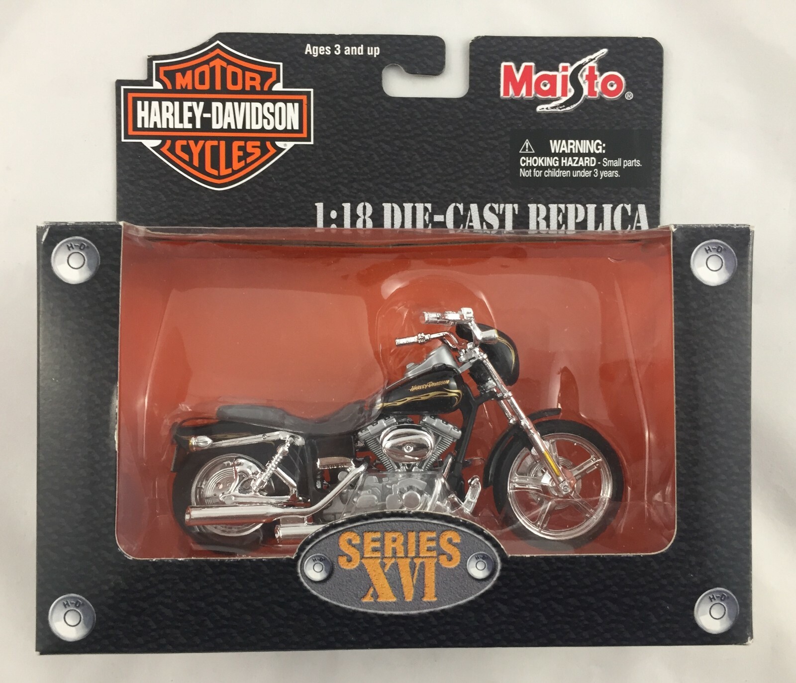 Maisto Harley Davidson diecast metal Series XVI 2001 FXDWG CVO