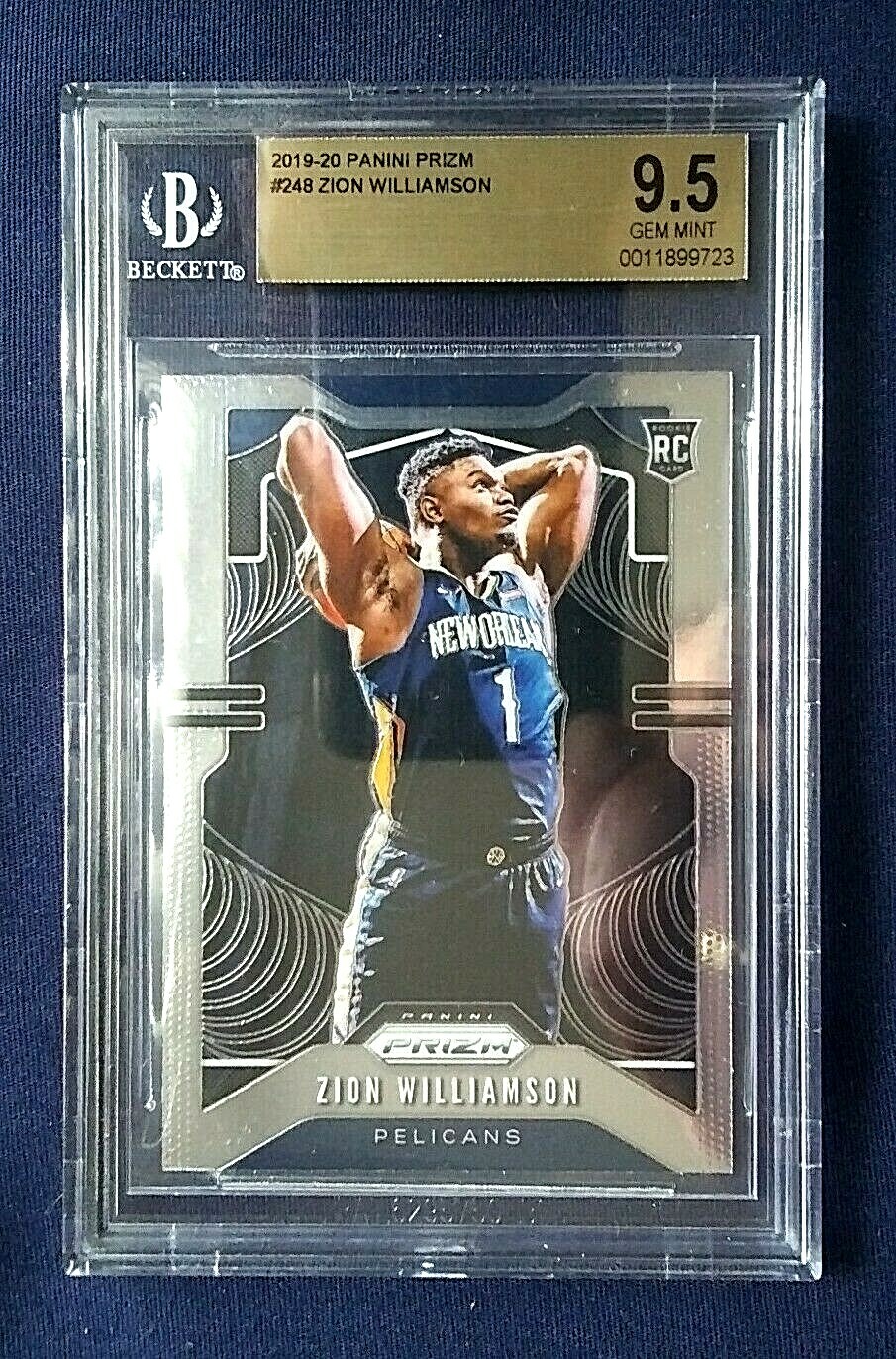 2019-20 Prizm Basketball Zion Williamson Rookie Card RC #248 BGS