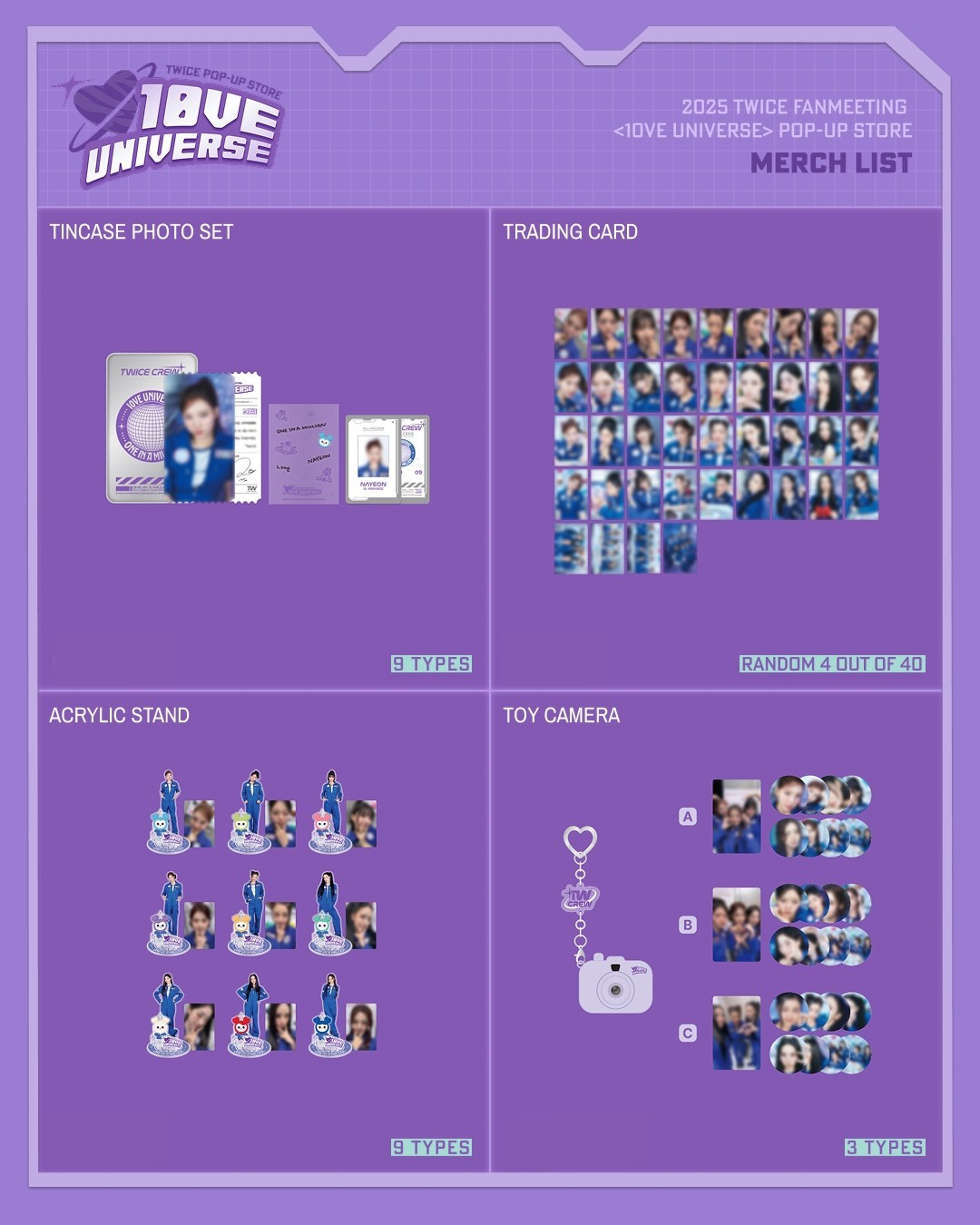 In Stock) 2025 트와이스 TWICE FANMEETING [ 10VE UNIVERSE ] OFFLINE