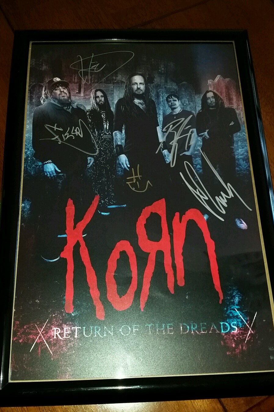 Korn Signed Return of the Dreads 2016 Tour Poster | eBay