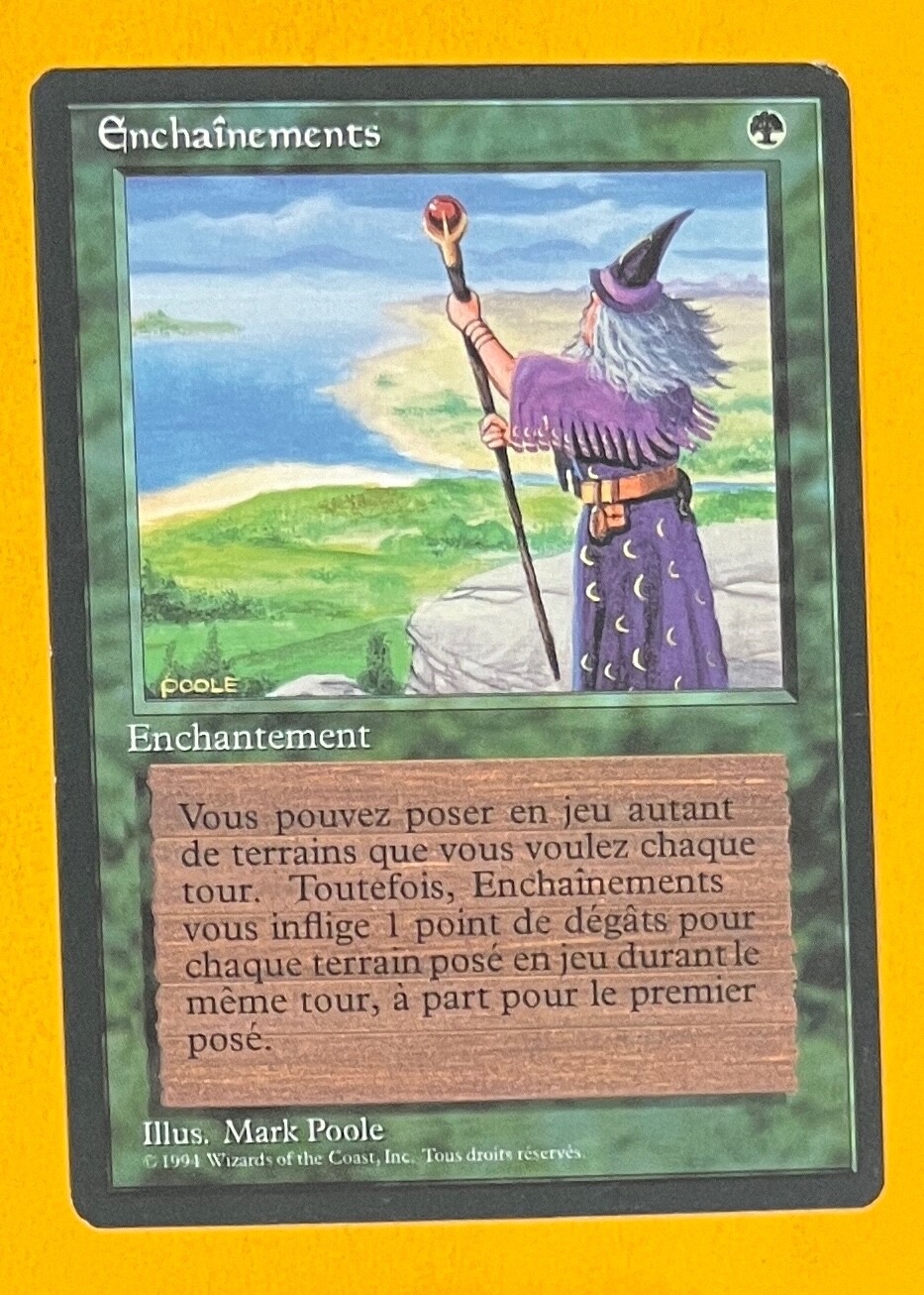 MTG FASTBOND (French) Revised FBB (OldManMTG 008-889) | eBay