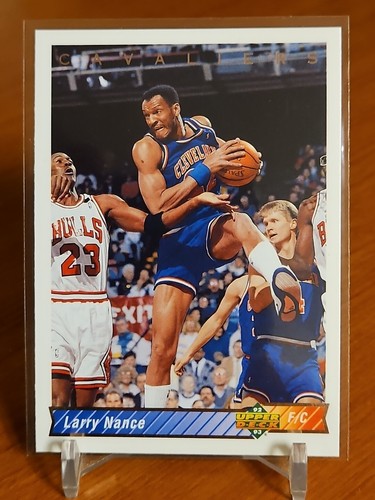 1992-93 Upper Deck Basketball #281 Larry Nance Michael Jordan