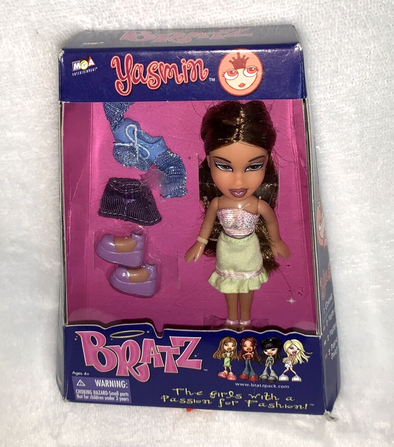 New Vintage 2002 MGA Entertainment Lil Bratz Yasmin Doll