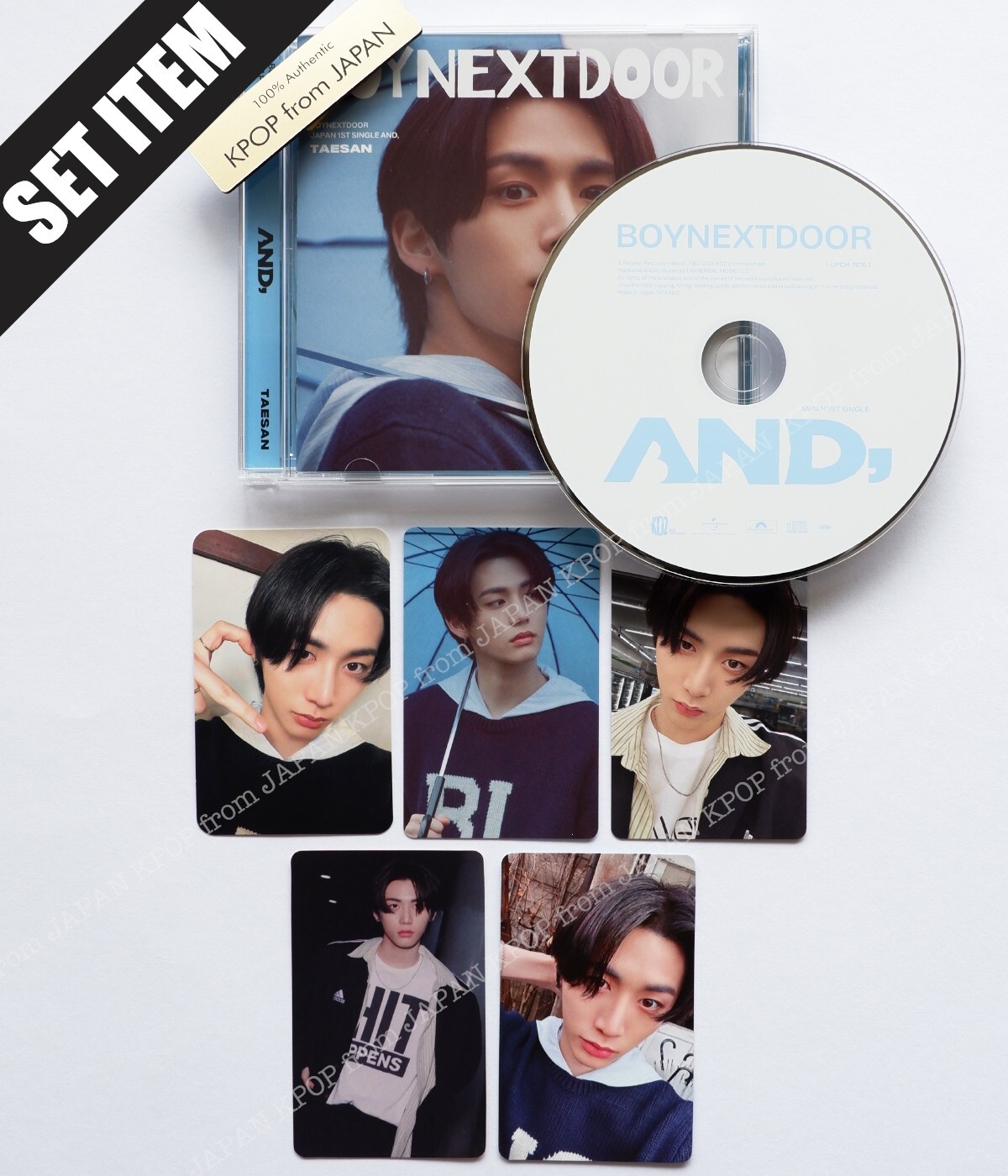 TAESAN BOYNEXTDOOR AND, Japan Solo CD + POB Lucky draw Photocard
